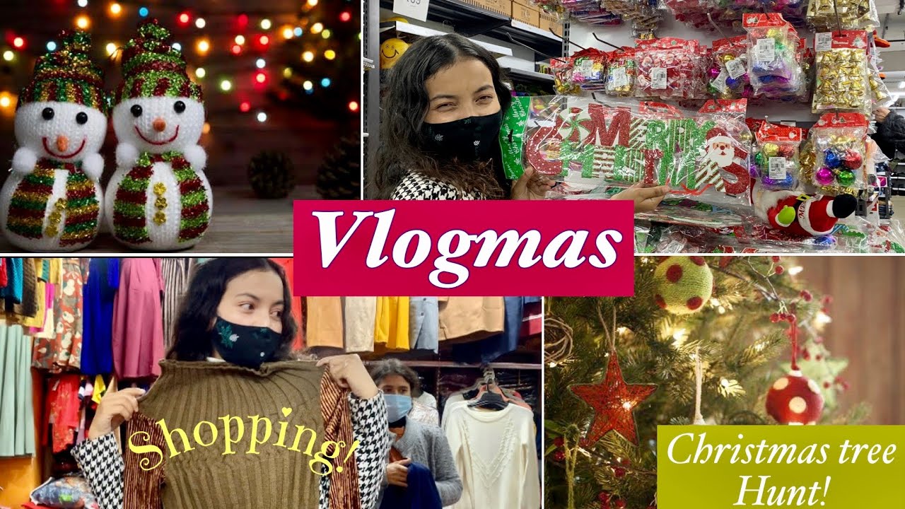 MY FIRST VLOGMAS🎄|Christmas 2020 |Shopping on a budget |Hunt for Christmas tree|Shillong