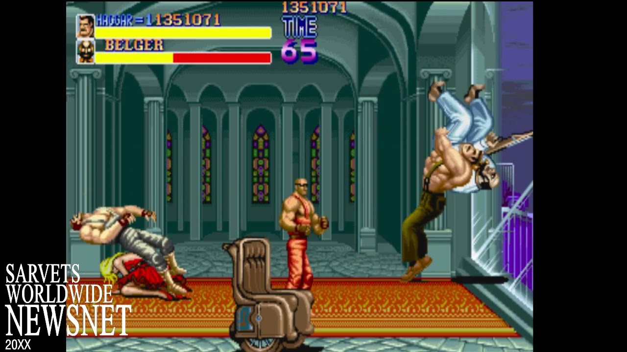 Final fight strat for haggar vs belger