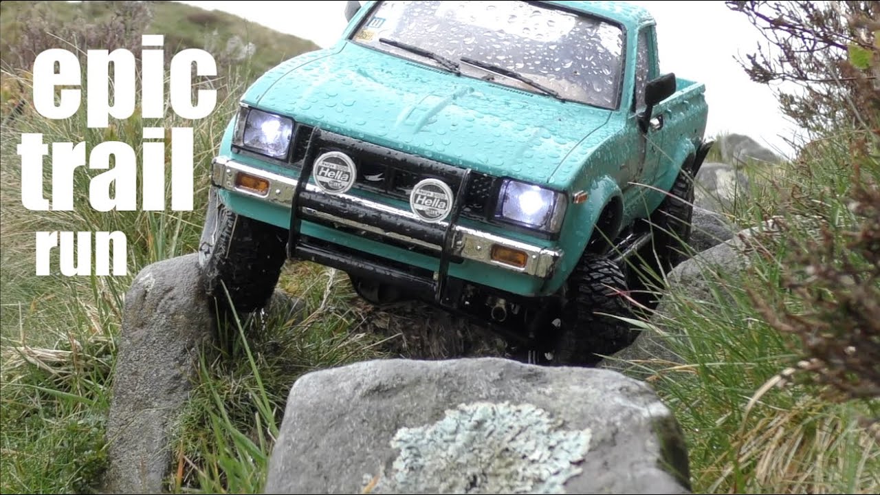 RC4WD TF2 | Mojave Hilux Scale Mountain Rock Crawl