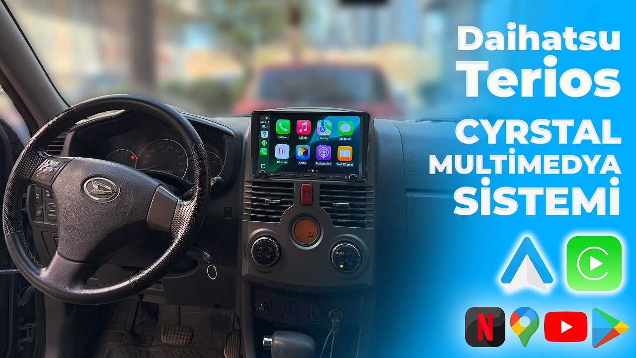 Daihatsu Terios (2007 - 2011) CarPlay ve AndroidAuto Destekli Android Multimedya Sistemi➡ 22-1011
