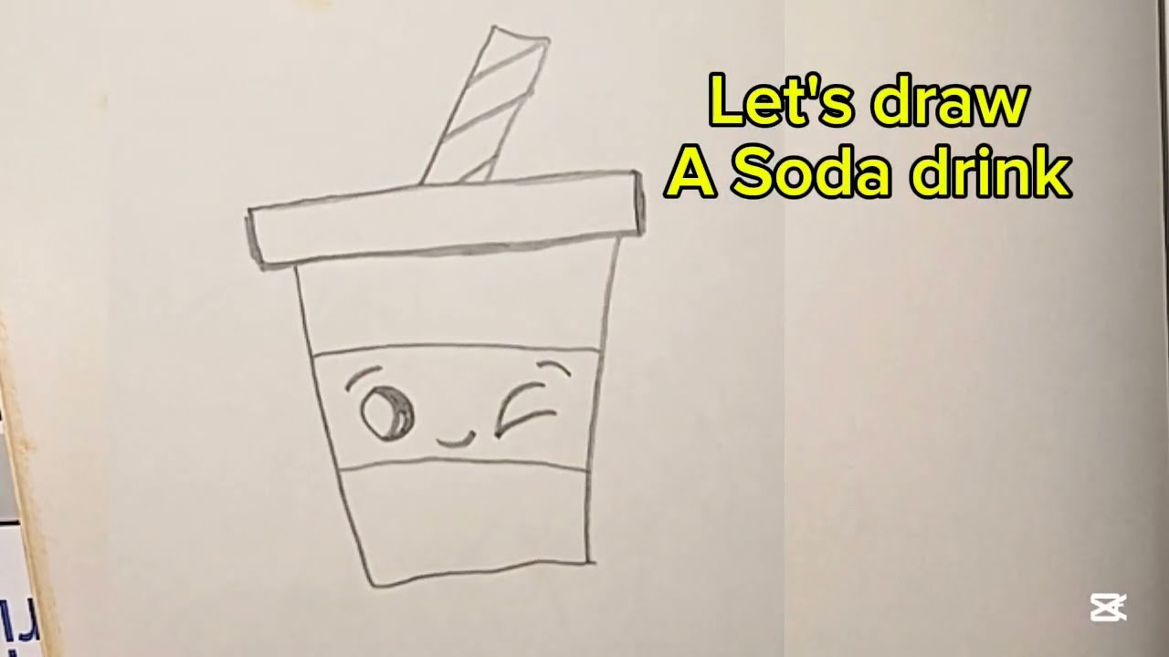 How to draw a soda cup #drawing4kids #easydrawing