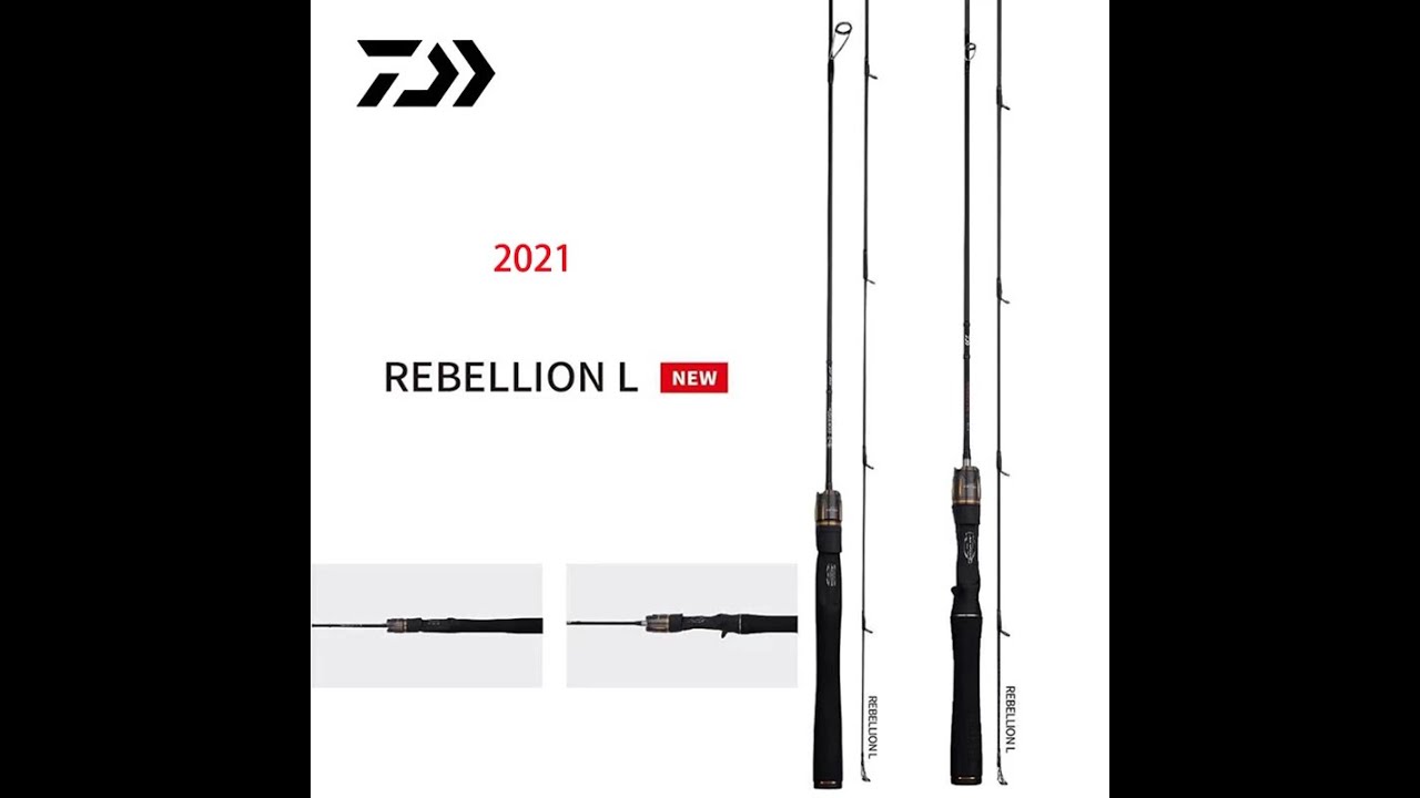 DAIWA REBELLION L Baitcasting And Spinning Lure Fishing Rod