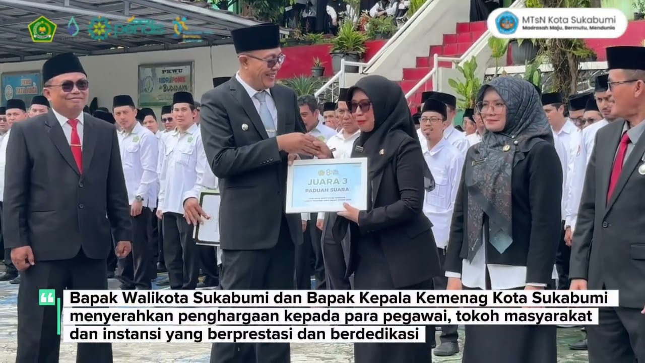 Upacara HAB Kemenag Ke-80 tingkat Kota Sukabumi