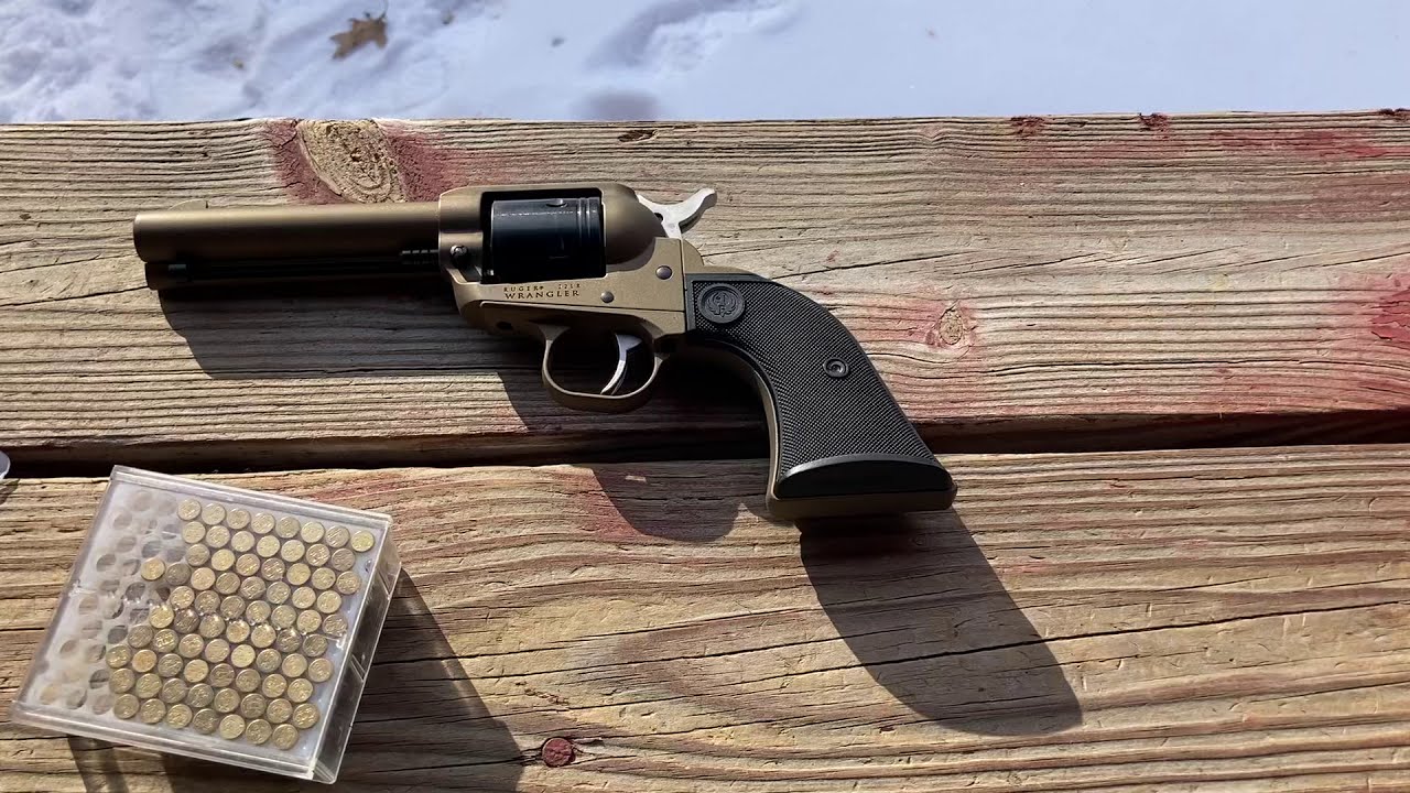 Первые выстрелы из револьвера Ruger Wrangler .22LR и мои впечатления. Отличная цена? Надёжный? То...