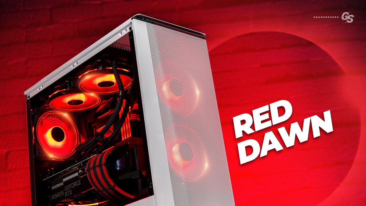 RED DAWN: Phanteks P360A AORUS RTX 3080 Build - You DON'T want to miss this.
