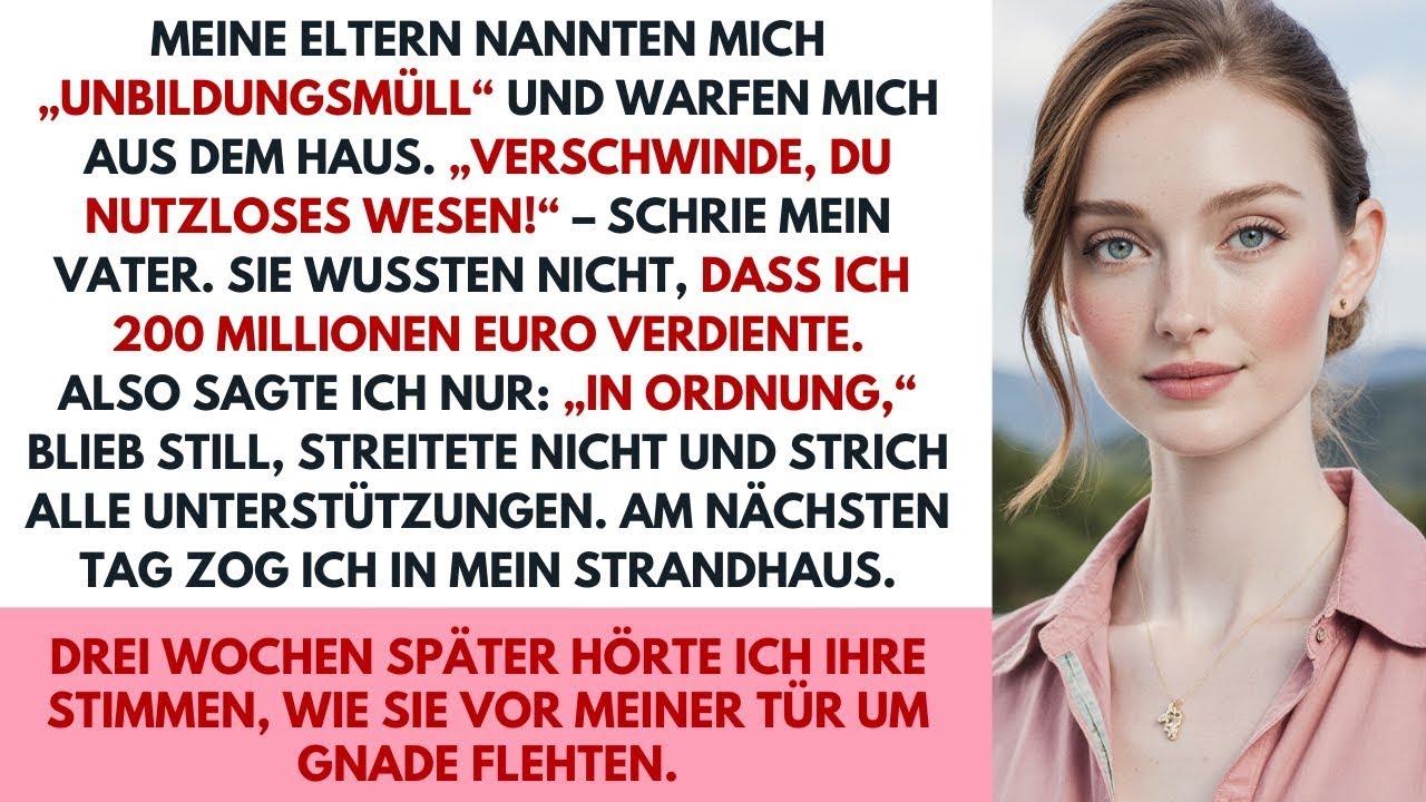 Ich baute ein 200M-€-Unternehmen auf, unterstützte Familie, doch mein Vater nannte mich „Abschaum“