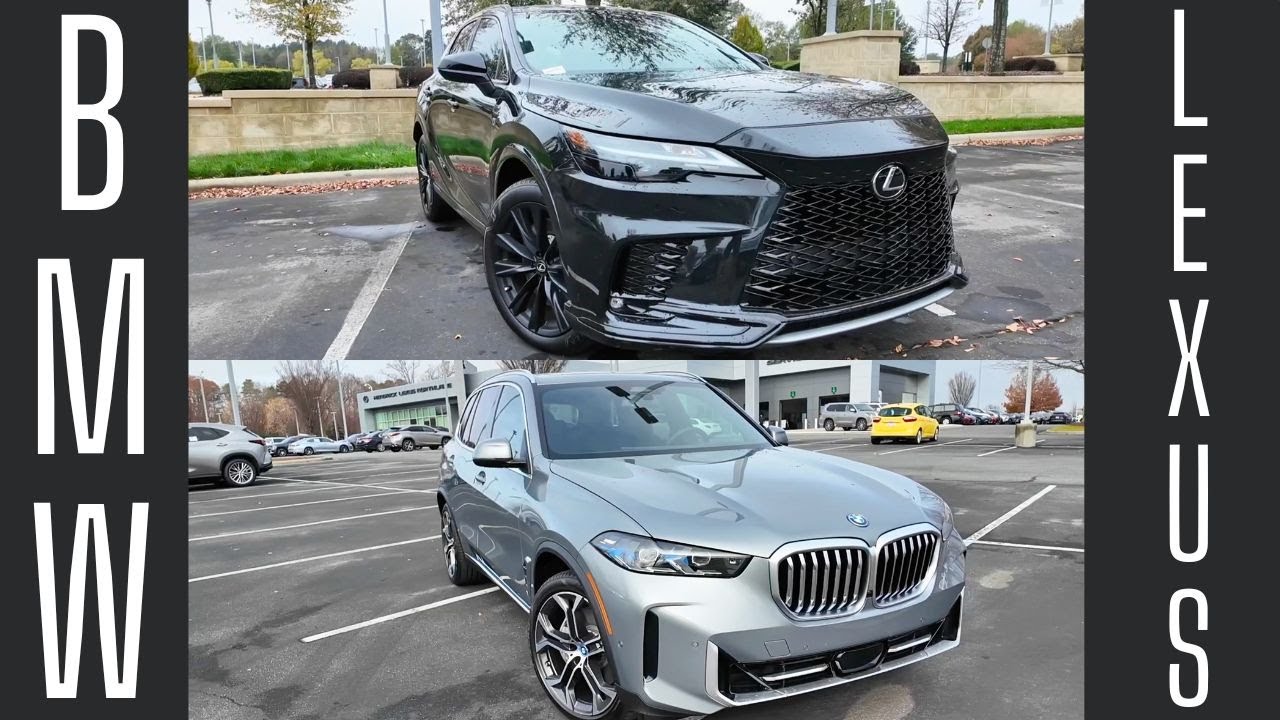 2025 BMW X5 xDrive50e VS Lexus RX500h F Sport!