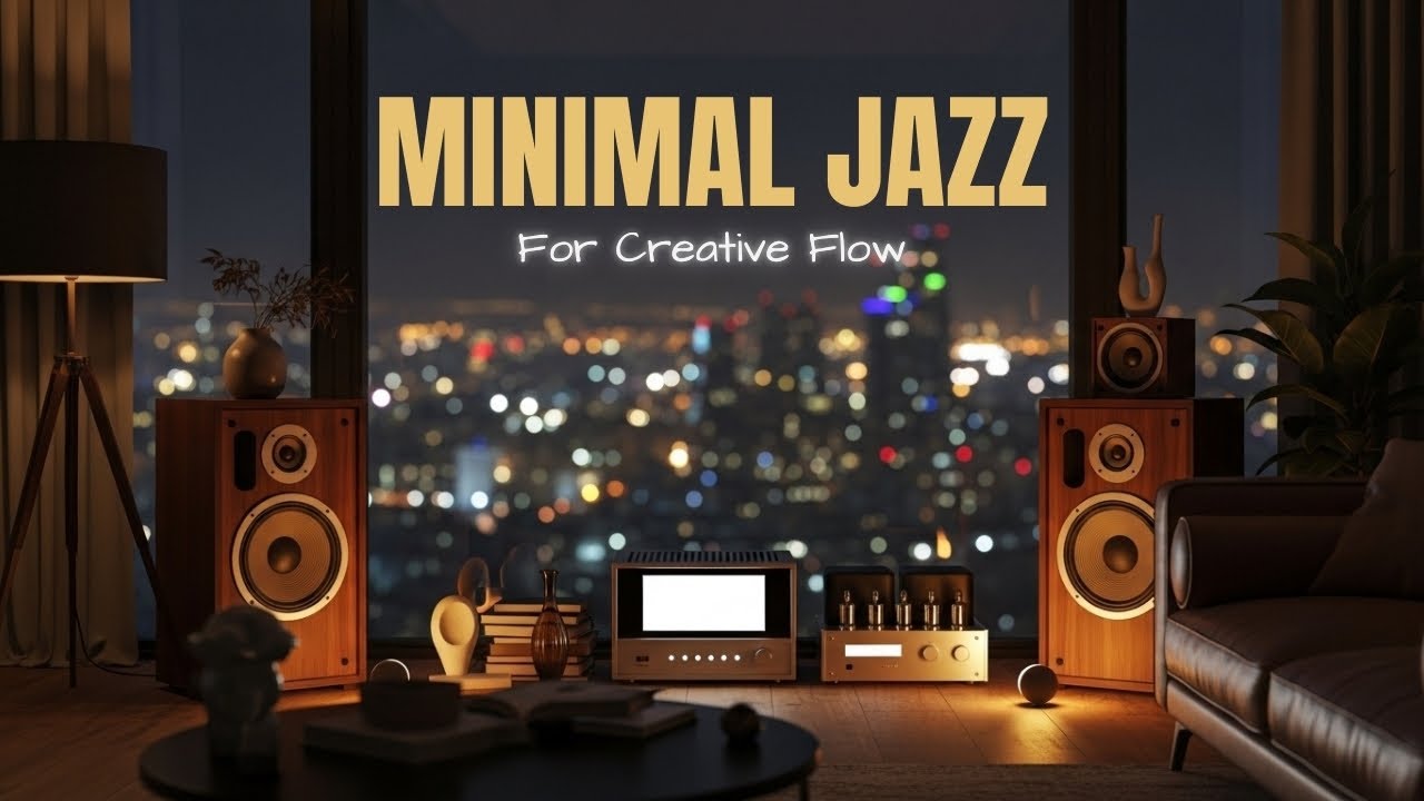 Ambient Focus Music for Creative Thinking with Minimal Jazz Layers