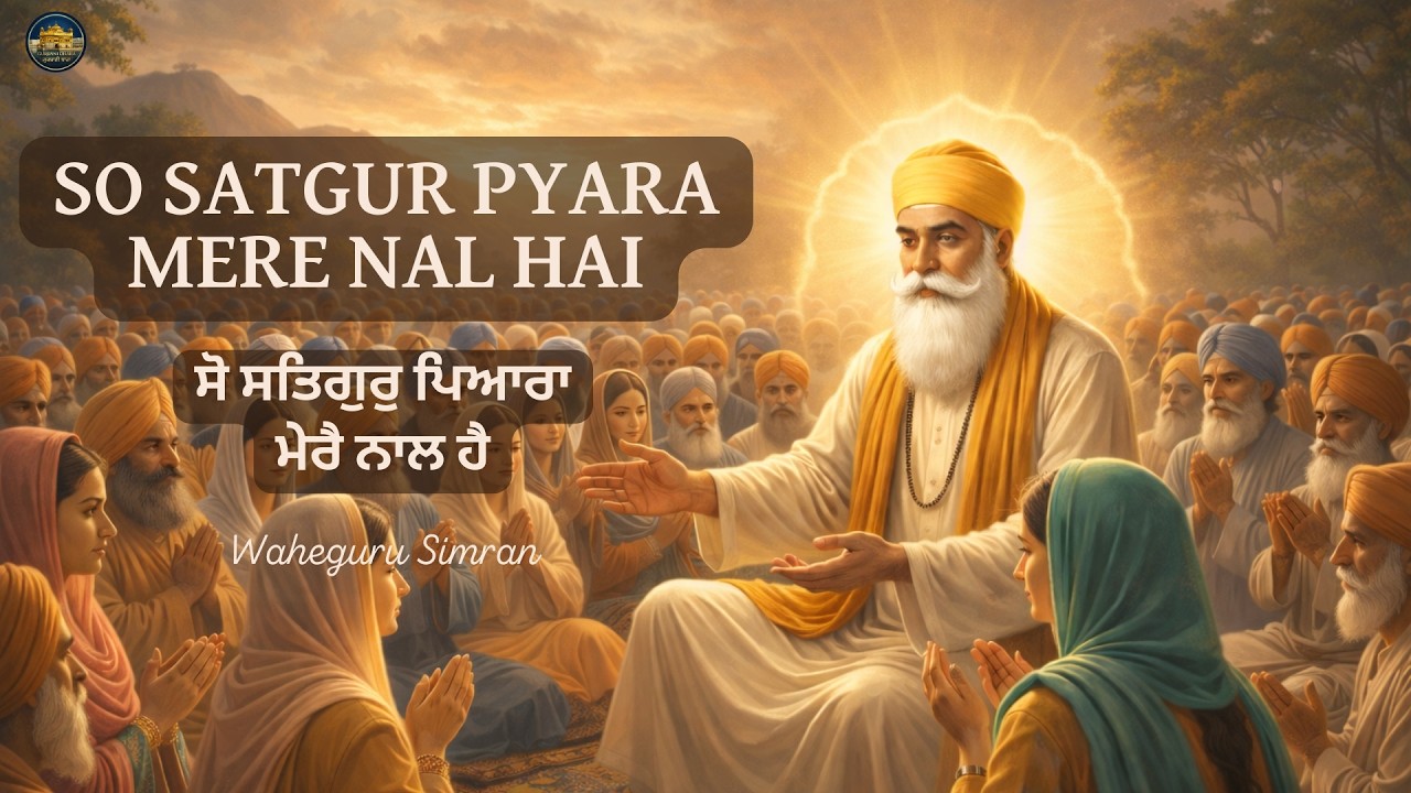 So Satgur Pyara Mere Naal Hai | Shabad Kirtan Gurbani | Waheguru Simran | Satnam Waheguru