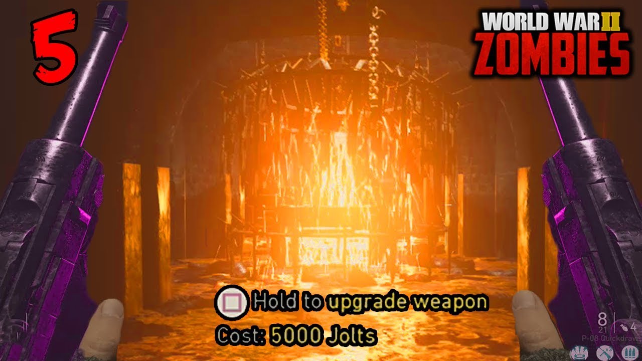 WW2 ZOMBIES - HOW TO PACK A PUNCH ROUND 5 SOLO! (Call of Duty WW2 Zombies)