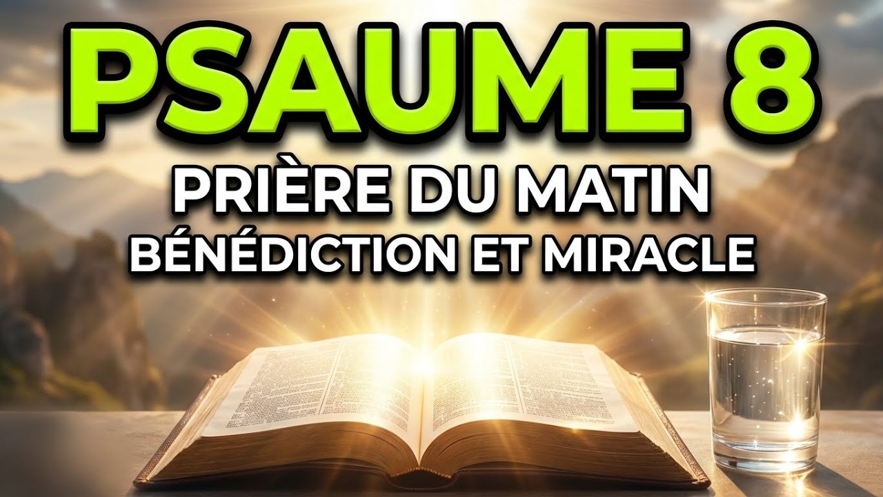 PRIÈRE DU MATIN – Psaume 8 Pour Protection, Bénédictions et Miracle Divin