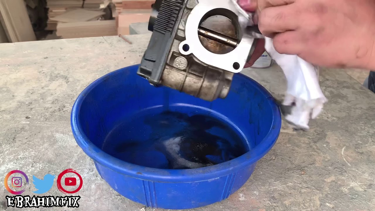 تنظيف ثروتل نيسان سني Nissan sunny throttle body