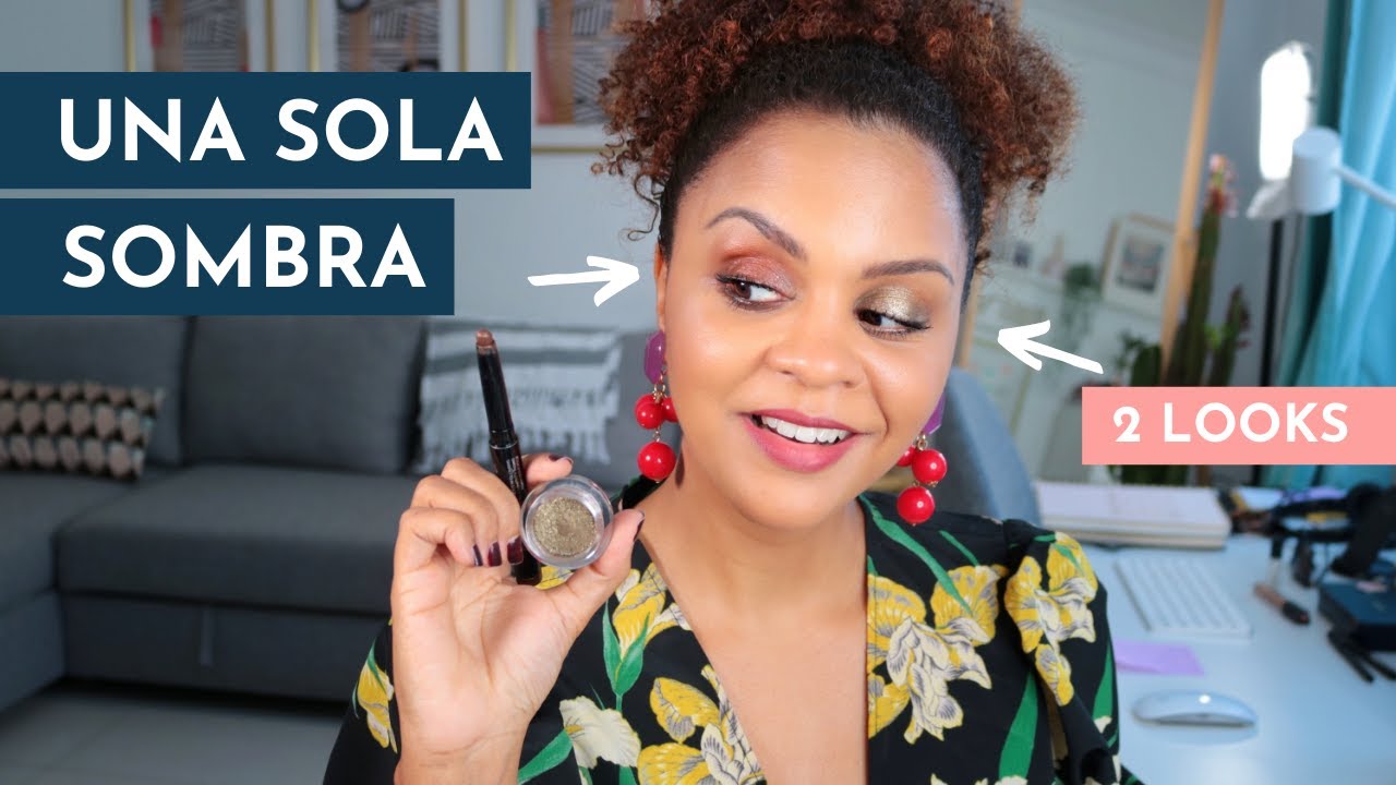 MAQUILLAJE SÚPER FÁCIL Y BONITO DE UNA SOLA SOMBRA... Y MIS SOMBRITAS FAVORITAS PARA HACERLO