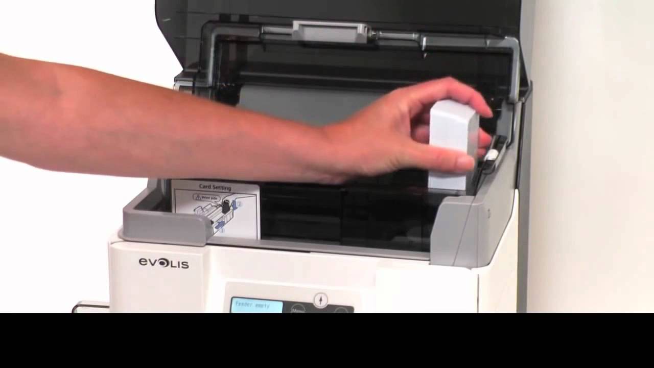 Evolis Avansia ID Card Printer - How to Load Cards
