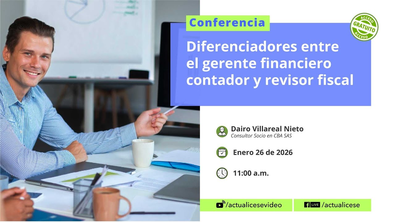 Diferenciadores entre el gerente financiero contador público y revisor fiscal