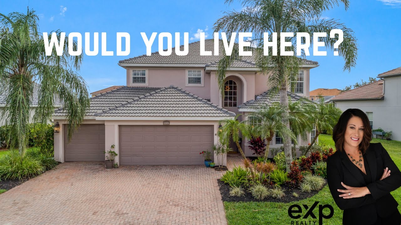 Would You Live in This 5 Bedroom, 3000sf, Pool Home? | Fort Myers Florida House Tour
