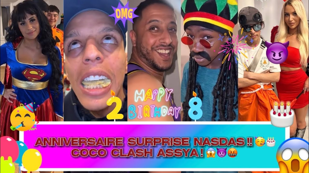 NASDAS & Co.🦅[EP.58🍿] ANNIVERSAIRE NASDAS !🥳🎂•COCO Clash ASSYA !👿🤬•NASDAS au COMMISARIAT !😱🔞 #nasdas