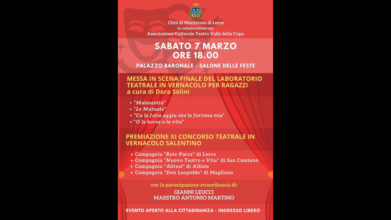 IL TEATRO IN VERNACOLO NON MUORE MAI! 🎭 Giovani talenti e risate assicurate