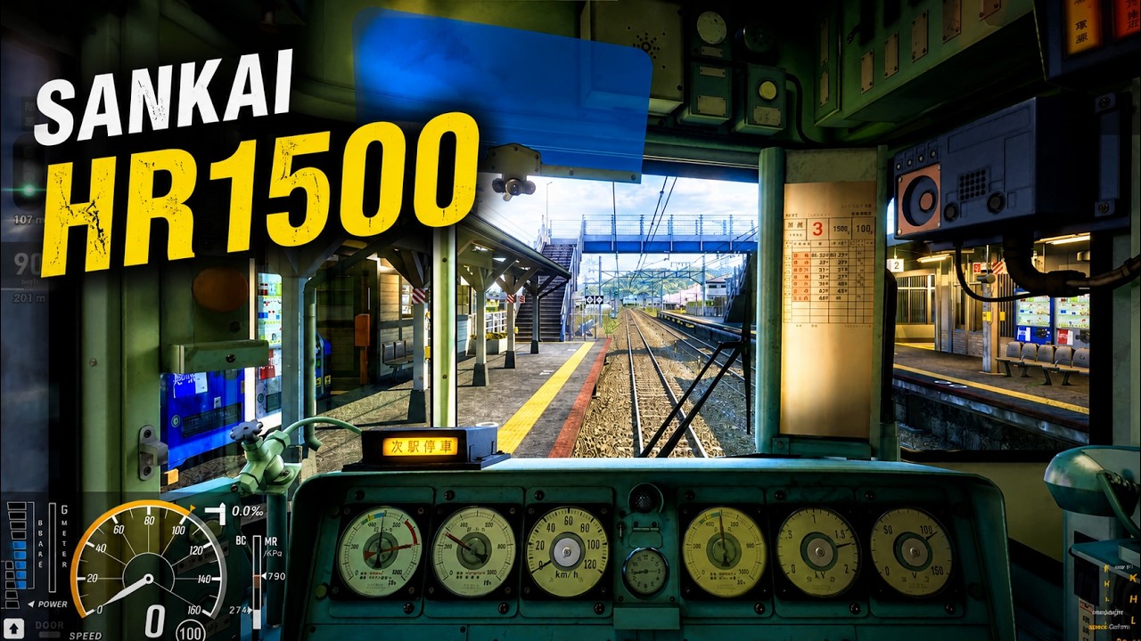 Running Train: The Most Beautiful Train Simulator Yet? | Sankai Main Line HR1500