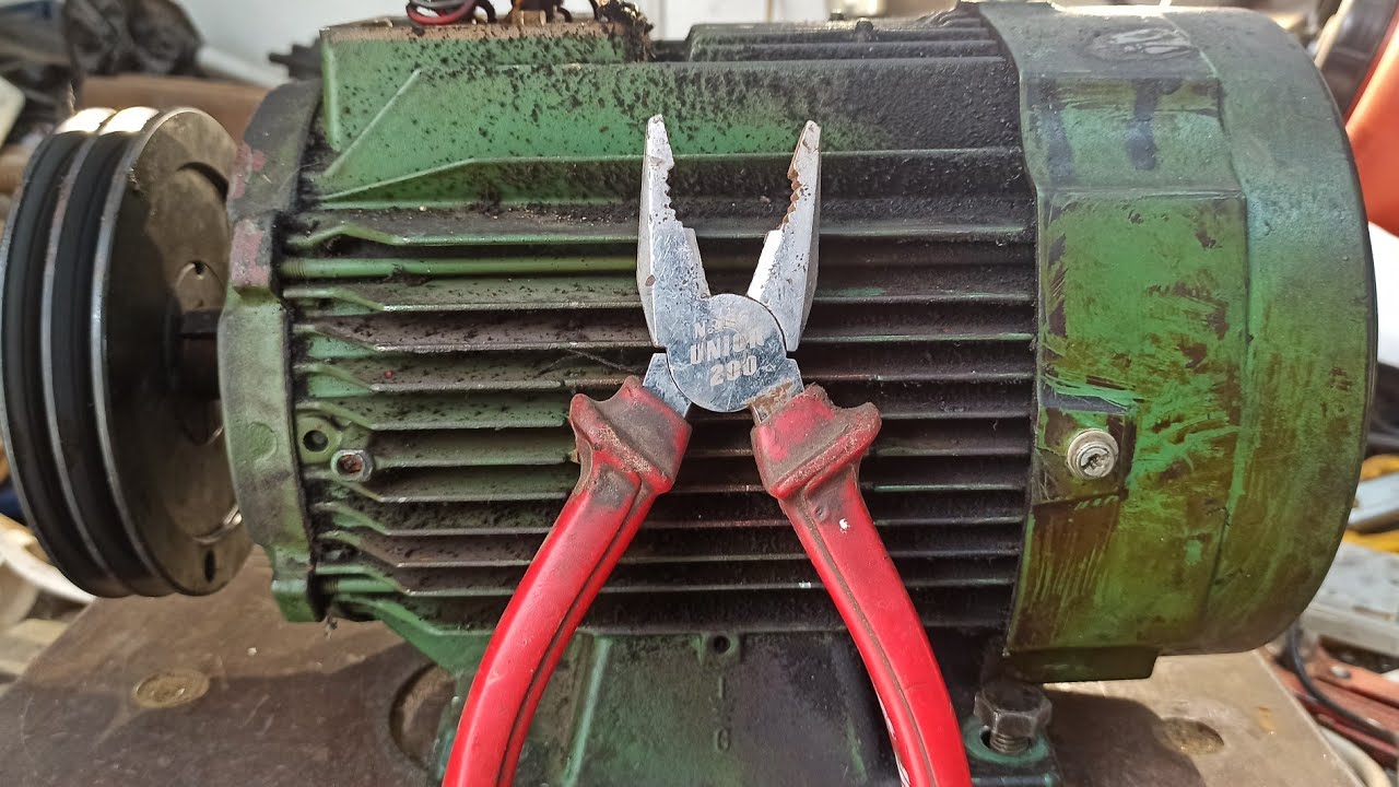 let's scrap a decent motor for copper and aluminium...
