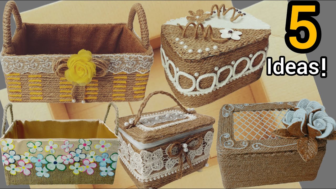 OMG! Super Beautiful but Low-Cost! 5Best DIY Space-Saving Craft Ideas from Waste Material 