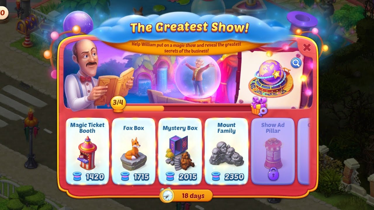 Homescapes: The Greatest Show (Decorations) - preview