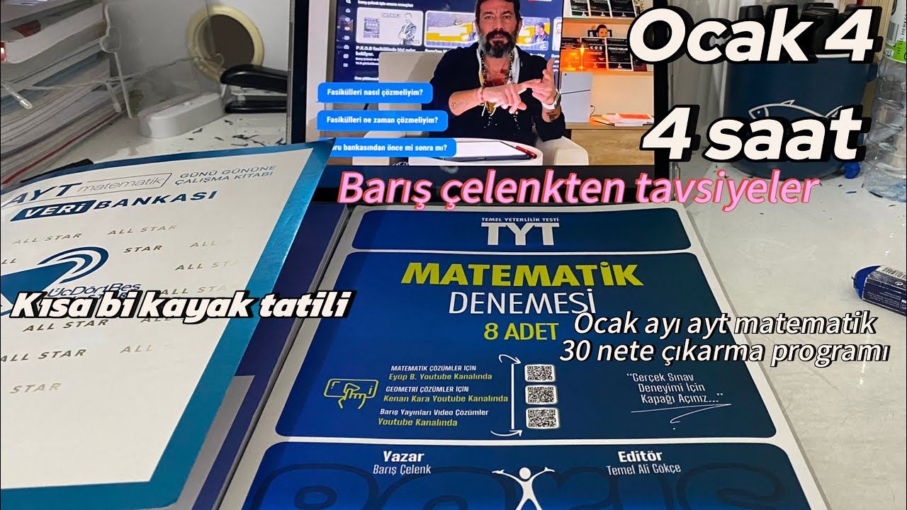 Ocak ayı programım ve günlük vlog | 2 kayakmolası⛷️ Barış çelenkle Ocak ayını programlıyoruz #reklam