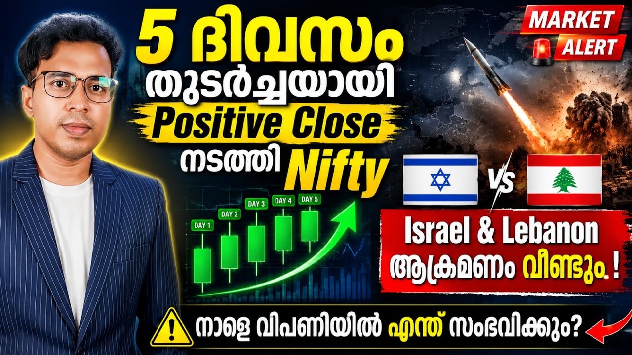 Nifty End in Green  | Stock Market News Malayalam | Bizmate Trading