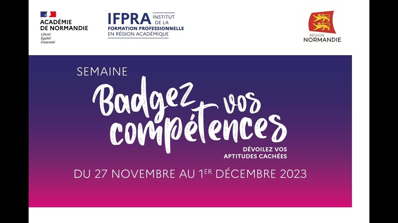 Semaine du badge 2023 - La délivrance d'Open Badge intégrée dans la démarche RECTEC