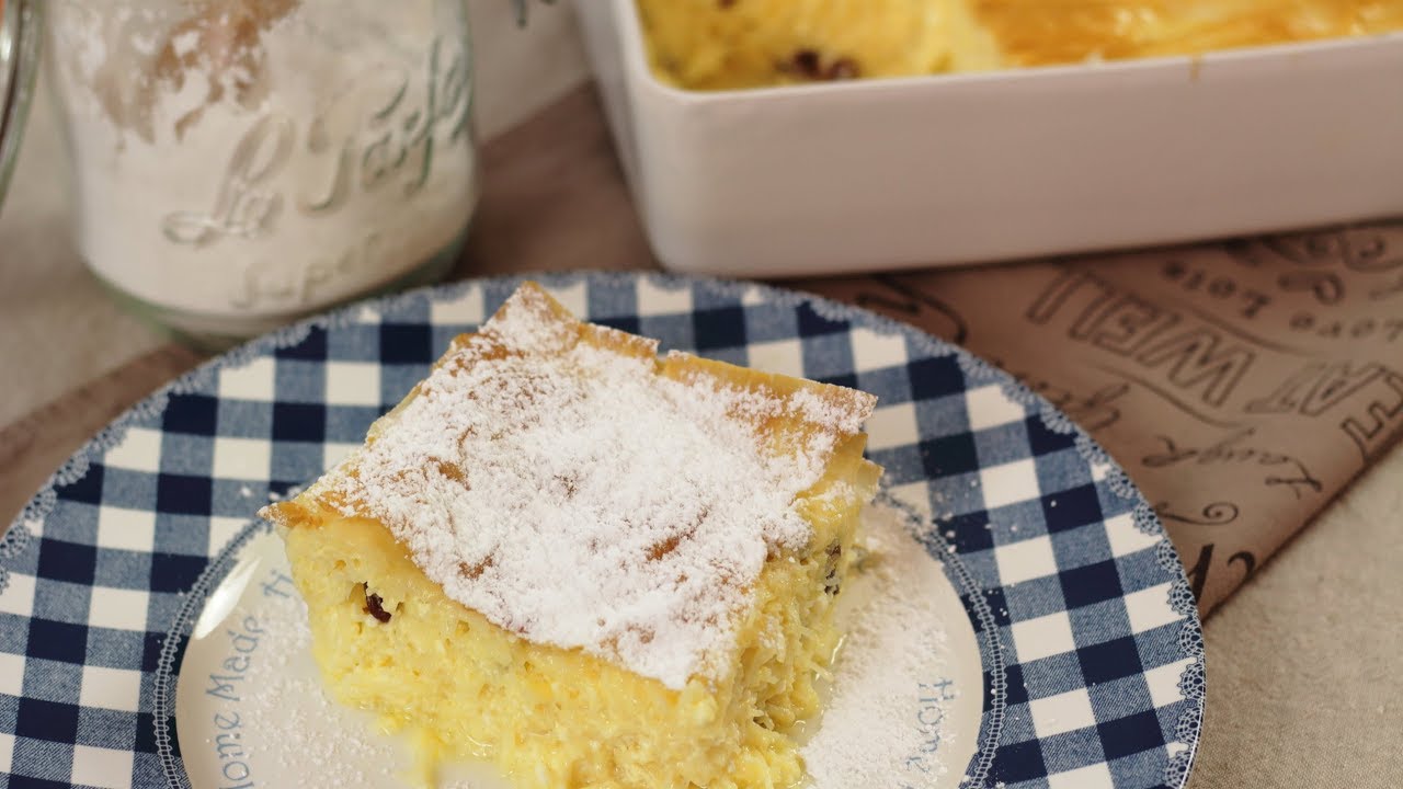Sweet Noodle Cake with Farmers Cheese (Vargabéles)