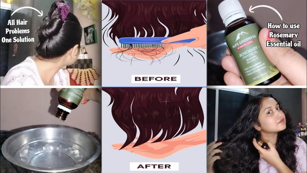 Alps Goodness Rosemary Essential Oil Usage For Hair Growth || How to use it ?