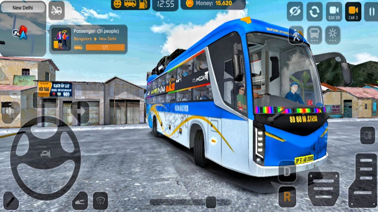 Coach Bus Simulator Vietnam Gameplay - Vietnam Luxury Bus Driving Experience - Android Gameplay