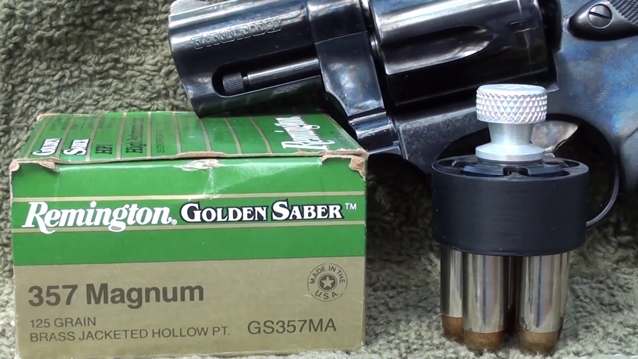 357 MAG Golden Saber SNUBBY ballistic gel test
