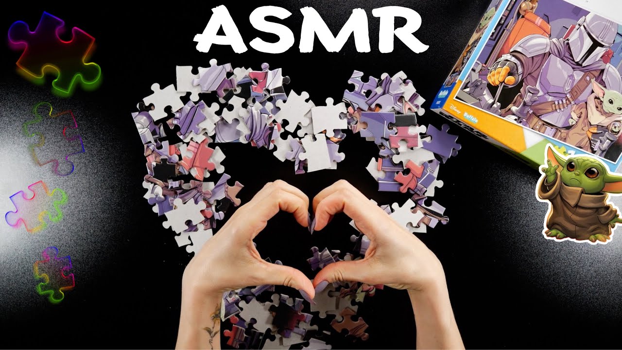 ASMR Puzzle Time / Whisper + Mic Touching