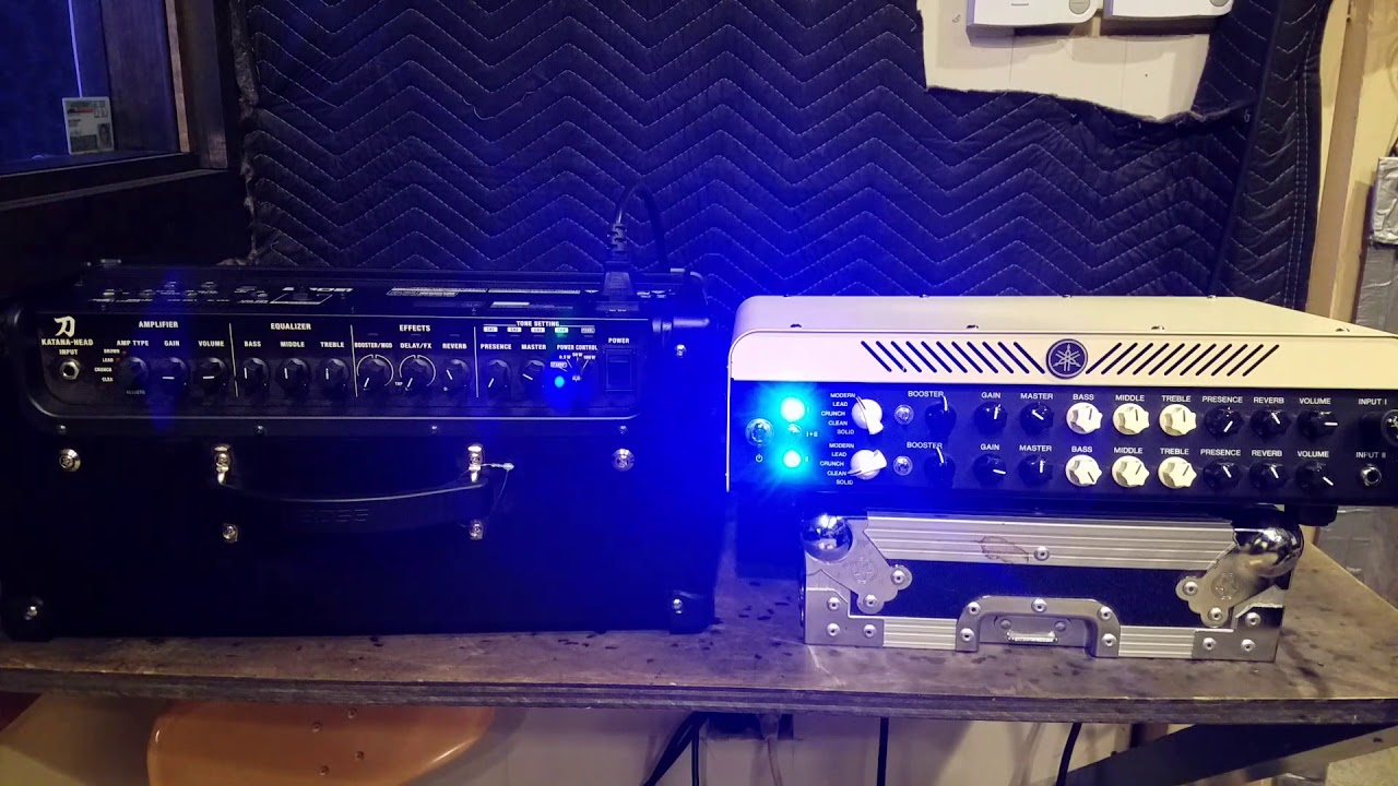 Solid state Battle!! Boss Katana head VS Yamaha THR100H