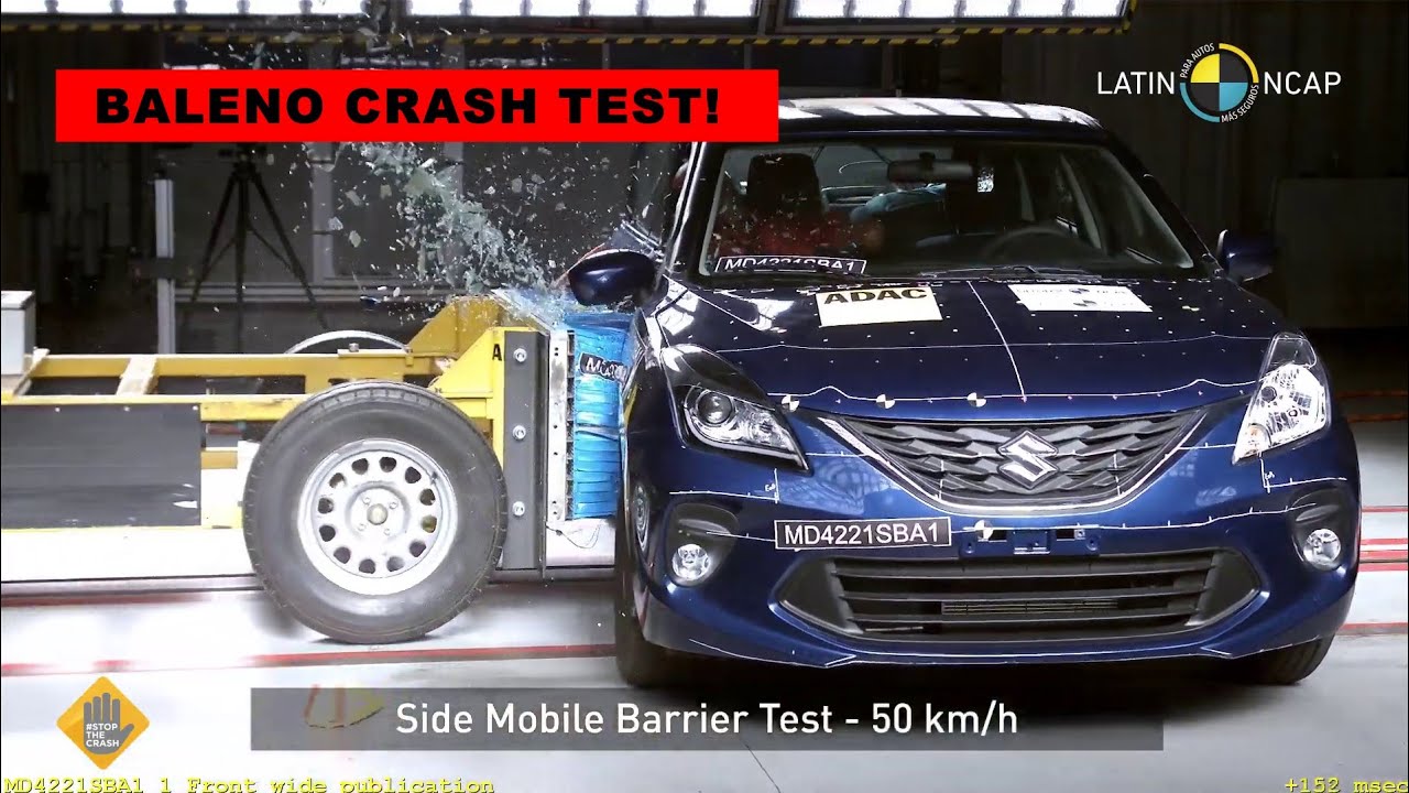 2021 MARUTI SUZUKI BALENO CRASH TEST 🔥 Sharman D'Souza
