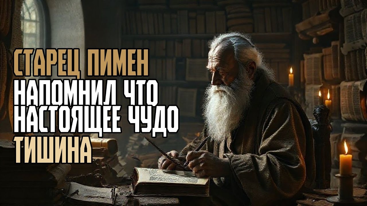 СТАРЕЦ ПИМЕН НАПОМНИЛ ЧТО НАСТОЯЩЕЕ ЧУДО ТИШИНА