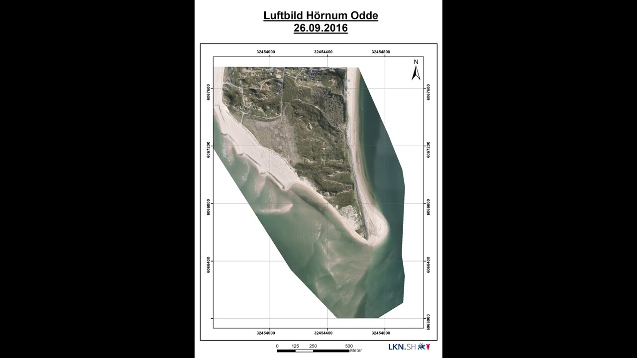 Luftbilder der H&ouml;rnum Odde 2003 - 2025
