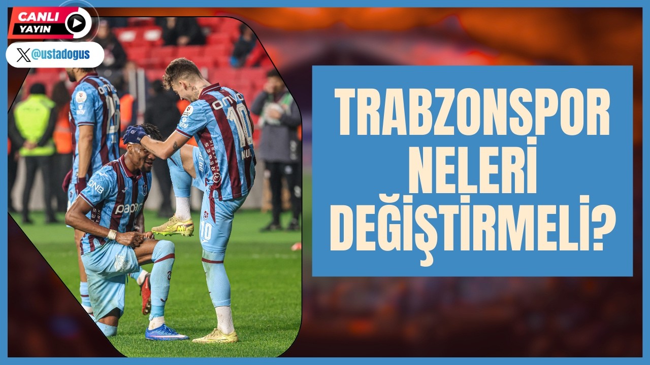 TRABZONSPOR'UN OYUNU HEDEFLERE ULAŞMAK İÇİN YETERLİ Mİ?