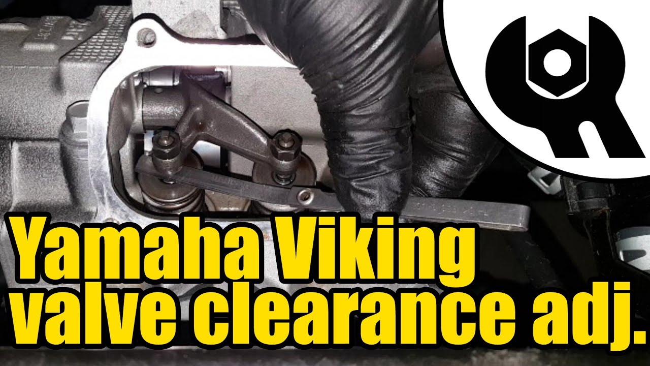 Yamaha Viking - valve clearance check & adjustment 