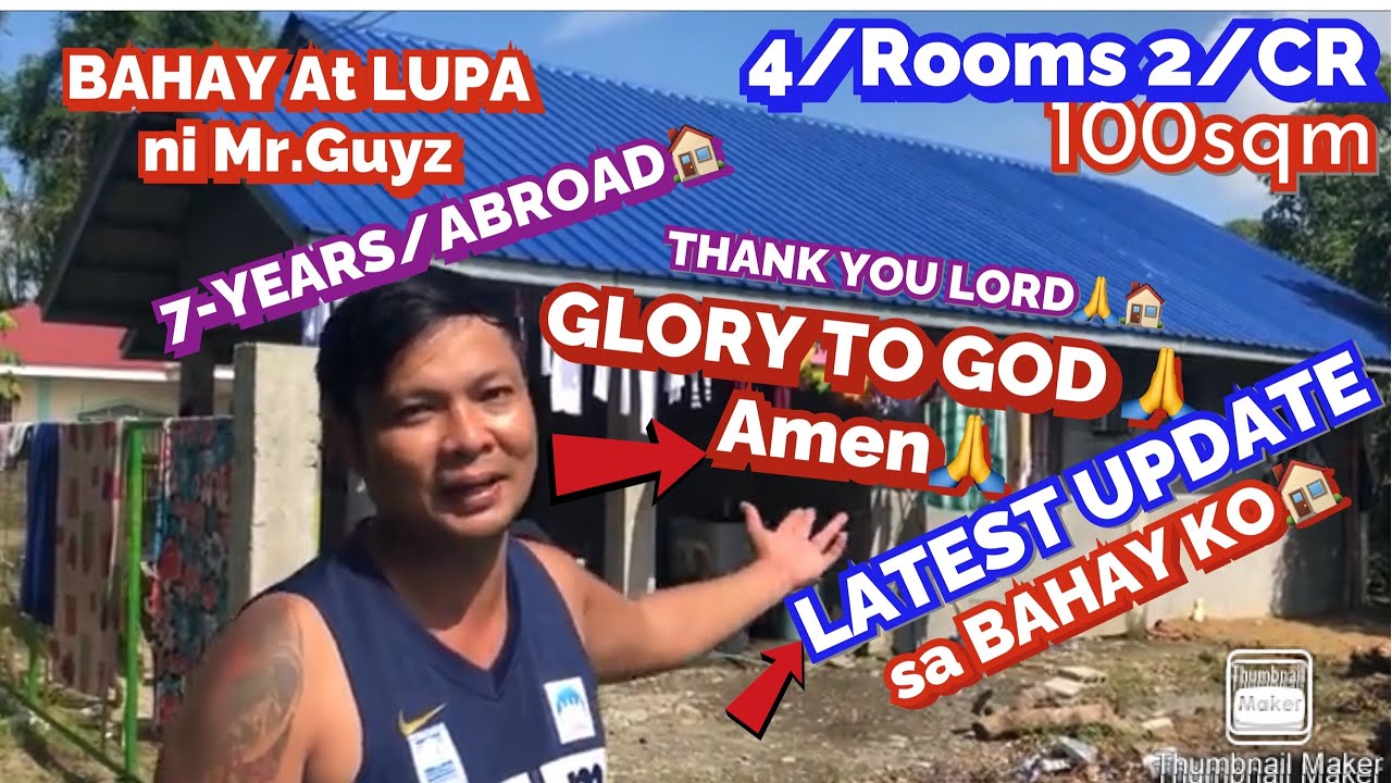 100sqm 4/BR 2/CR ACTUAL VIDEO HOUSE TOUR saLOOB ng BAHAY KOPagkabit ng windowGrills atBubong