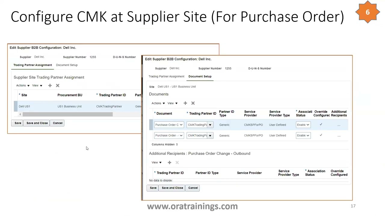 Oracle Cloud ERP - Collaboration Messaging Framework (CMK) Configuration for Purchase Order