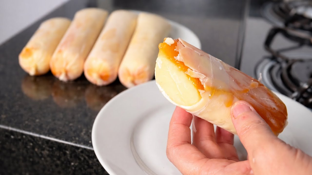 Geladinho gourmet Versão do Picolé no Saquinho / Com Casquinha de Chocolate 