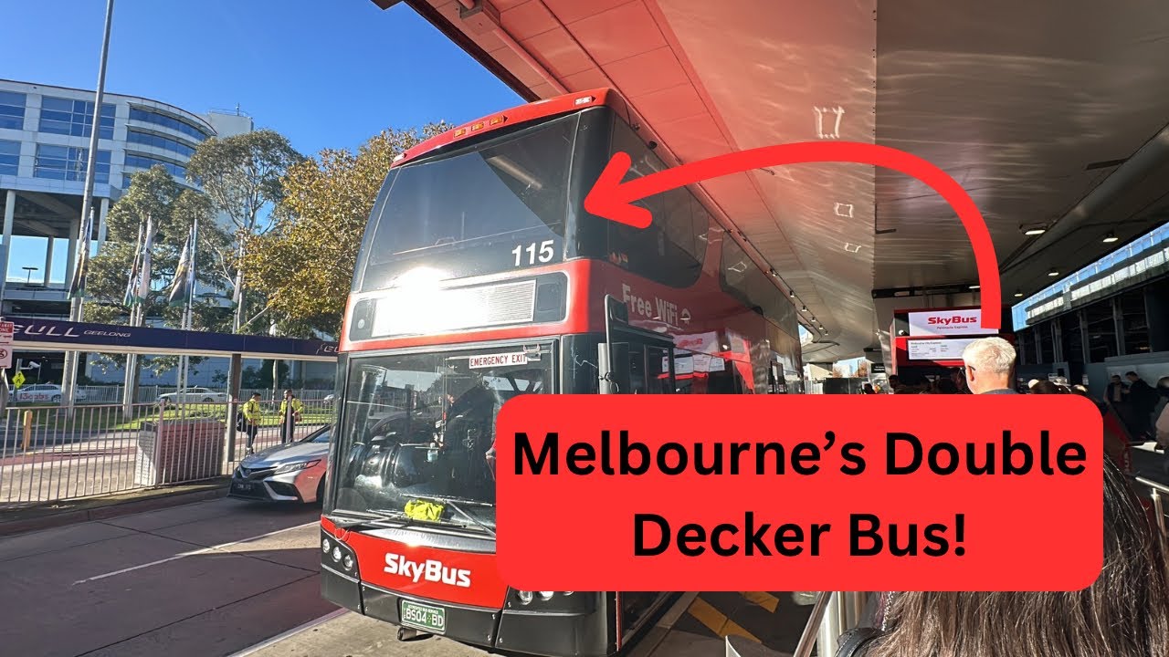 Melbourne Airport SkyBus Full Trip (Terminal 3-Southern Cross)