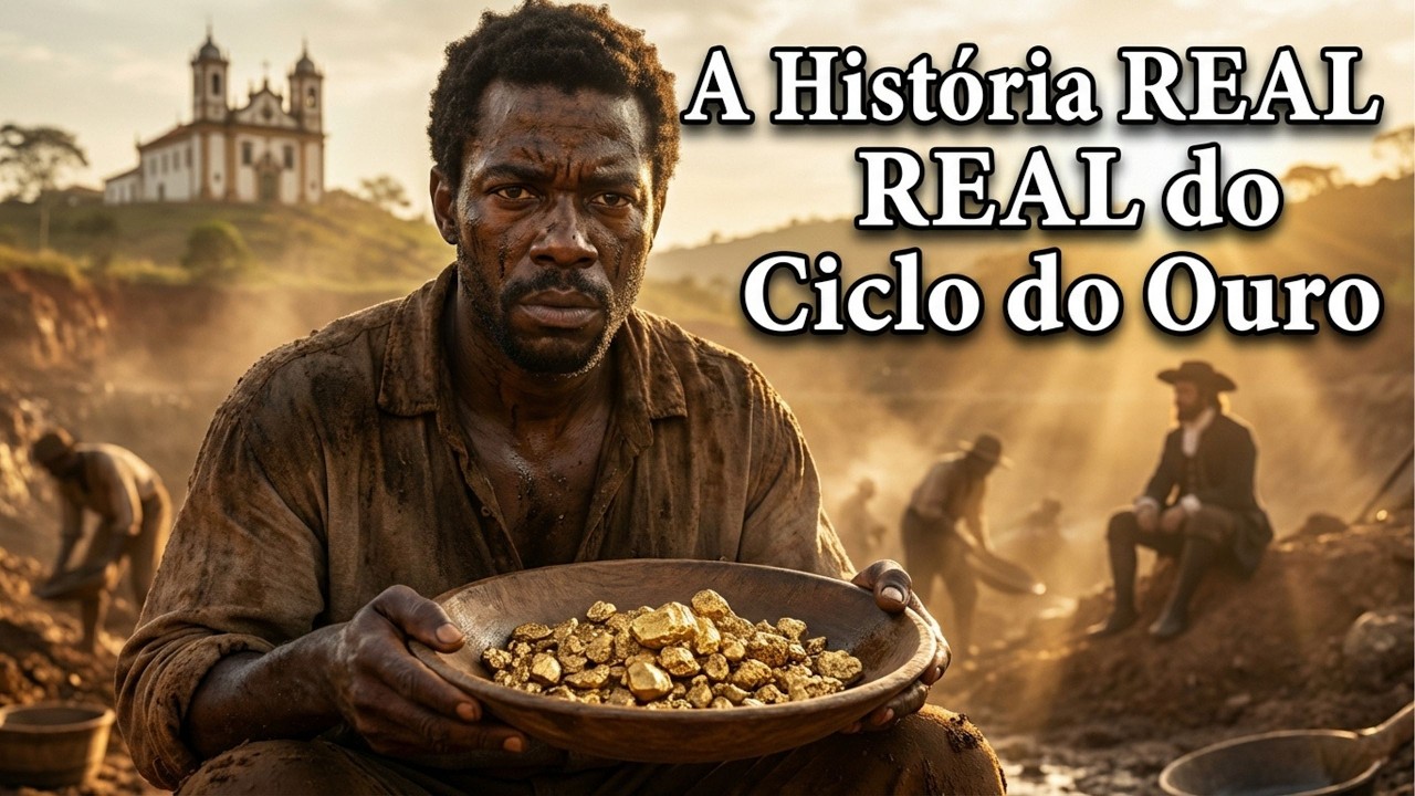 O Dia em que o Ouro Brasileiro Enriquecceu Portugal: A História REAL do Ciclo do Ouro ( com IA)
