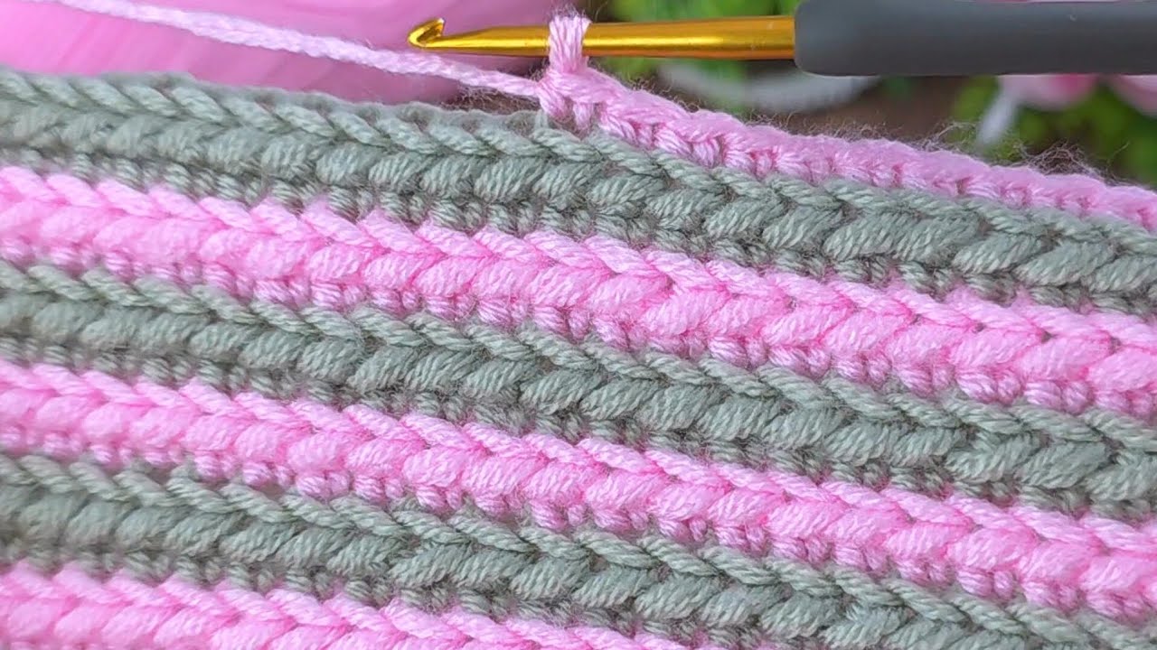 İncredible idea ** easy crochet sequential baby blanket knitting pattern explanation #crochet 