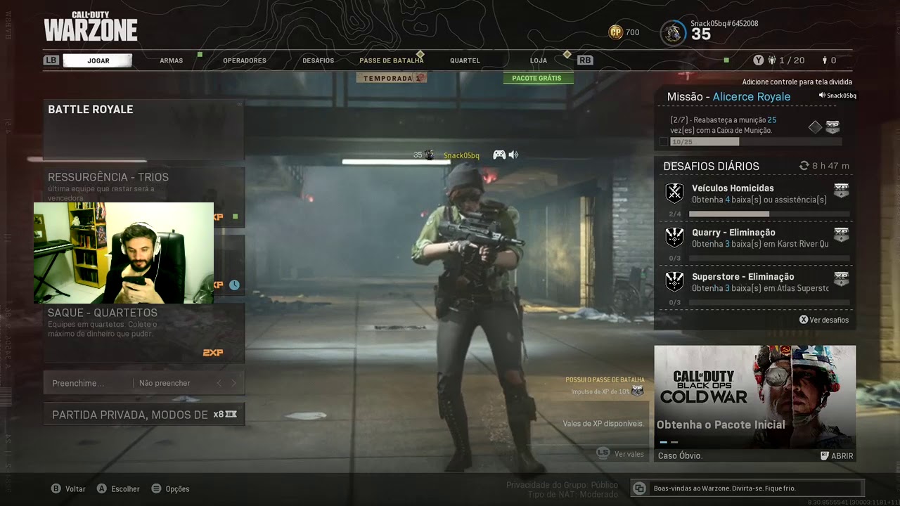 VOD DA LIVE QUE TIVE A PRIMEIRA WIN
