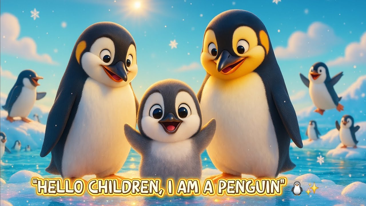Hello Kids, My Name Is Penguın 🐧 | Documentary for Kids  #Penguin  #PenguinFacts