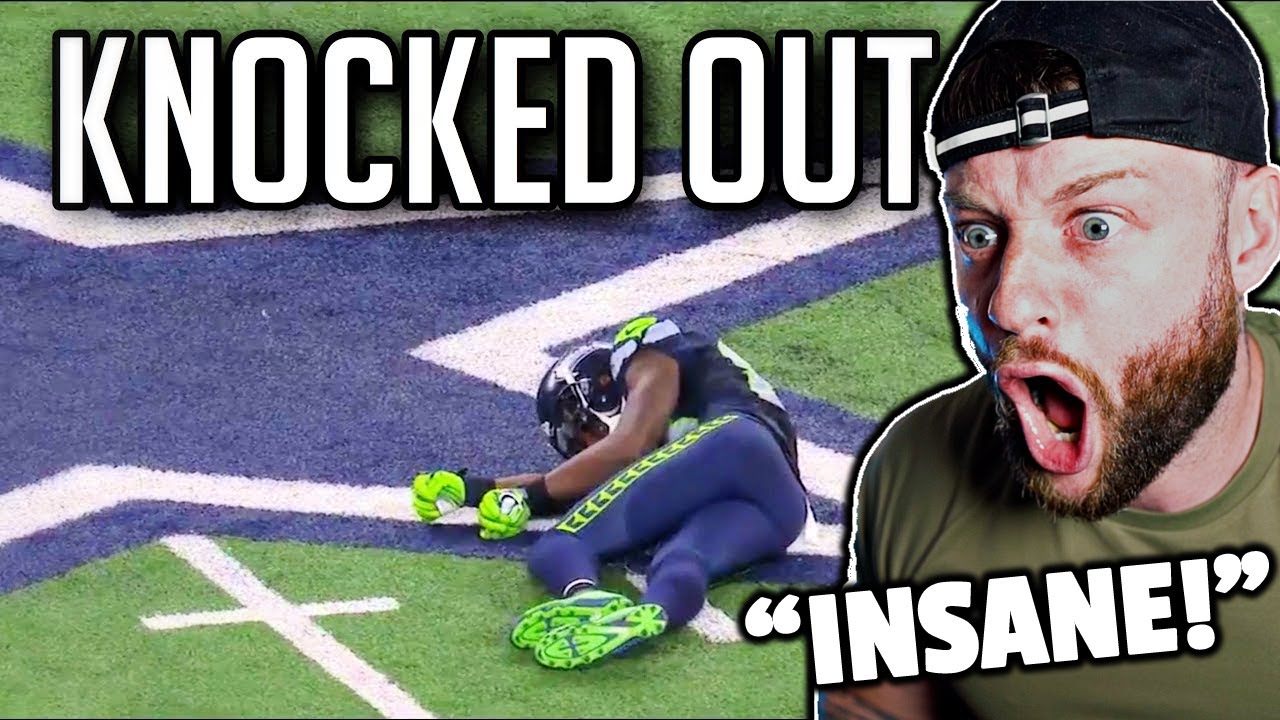 ХИТЫ NFL СВОДЯТ С УМА! | Реакция футбольного болельщика на НОКАУТНЫЕ ХИТЫ NFL! 🤯 #2