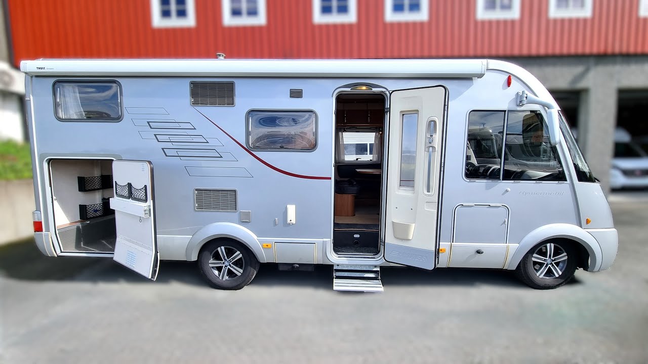 BIG Shower & Hidden Features in SMALL Luxury Full-Time RV Motorhome | Hymer B674 SL